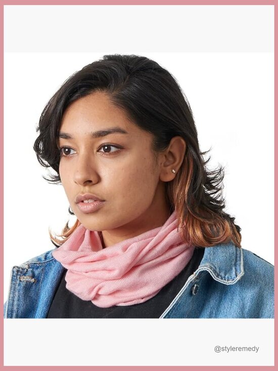 Silk Headband Scarf Neck Gaiter - Multifunctional Unisex Hair Accessory main image 7